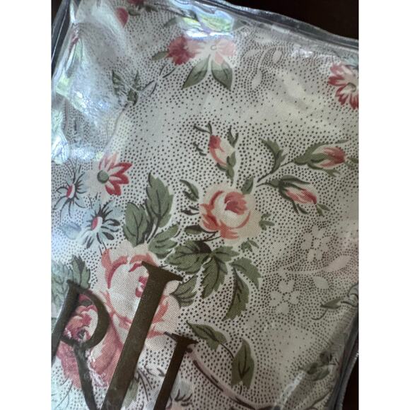 New in package Single RALPH LAUREN standard Pillow sham COLE BROOK Tan Floral - Picture 5 of 5